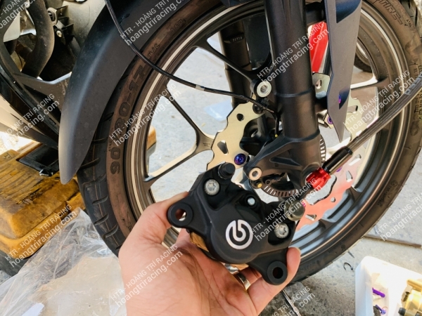 Winner X - Tay dầu RCB S1 14mm, Đĩa RCB, Heo Brembo 2 pis