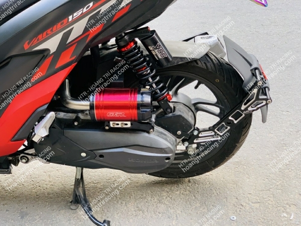 Vario 2018 - cắt đuôi pát biển số, chắn bùn HTR, Pô e GTR