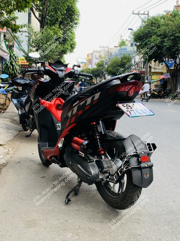 Vario 2018 - cắt đuôi pát biển số, chắn bùn HTR, Pô e GTR