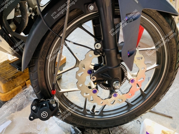 Winner X - Tay dầu RCB S1 14mm, Đĩa RCB, Heo Brembo 2 pis