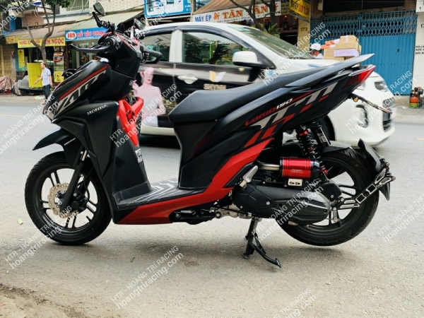 Vario 2018 - cắt đuôi pát biển số, chắn bùn HTR, Pô e GTR