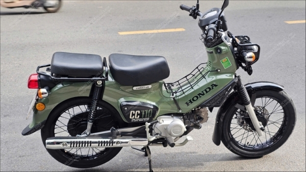 Bộ sưu tập ảnh Cross Cub 110 độ bánh Căm Scarlet của MR Phương