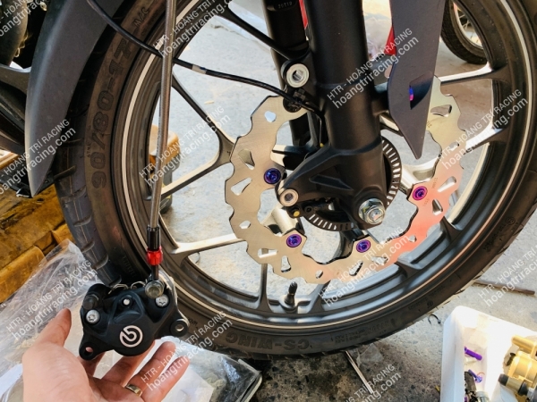 Winner X - Tay dầu RCB S1 14mm, Đĩa RCB, Heo Brembo 2 pis